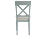Darcy Mint Green/Natural Round Dining Room Set by Steve Silver at Eve Furniture