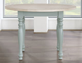 Darcy Mint Green/Natural Round Dining Room Set by Steve Silver at Eve Furniture
