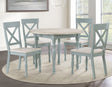 Darcy Mint Green/Natural Round Dining Room Set by Steve Silver at Eve Furniture