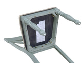 Darcy Solid Wood Side Chair, Mint Green and Natural Finish by Steve Silver at Eve Furniture