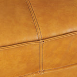 D'Arcy Tan Leather Sofa by Mercana at Eve Furniture