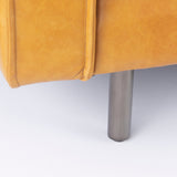 D'Arcy Tan Leather Sofa by Mercana at Eve Furniture