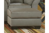 Darcy Cobblestone Ottoman by Ashley at Eve Furniture