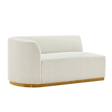 Daria Sofa in Ivory by Manhattan Comfort at Eve Furniture