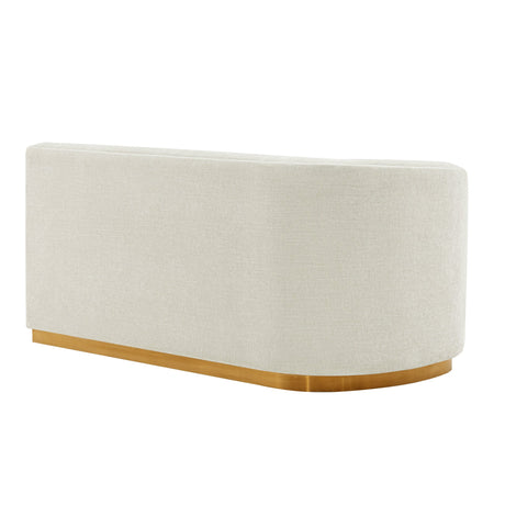 Daria Sofa in Ivory by Manhattan Comfort at Eve Furniture