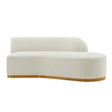 Daria Sofa in Ivory by Manhattan Comfort at Eve Furniture