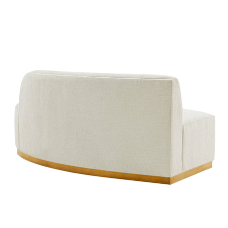 Daria Sofa in Ivory by Manhattan Comfort at Eve Furniture