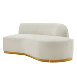 Daria Sofa in Ivory by Manhattan Comfort at Eve Furniture