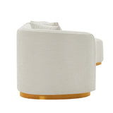 Daria Sofa in Ivory by Manhattan Comfort at Eve Furniture