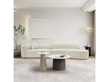 Daria Sofa in Ivory by Manhattan Comfort at Eve Furniture