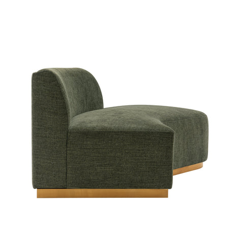 Daria Sofa in Olive Green by Manhattan Comfort at Eve Furniture