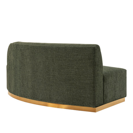 Daria Sofa in Olive Green by Manhattan Comfort at Eve Furniture