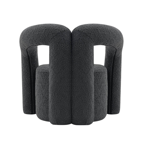 Darian Accent Chair in Black by Manhattan Comfort at Eve Furniture