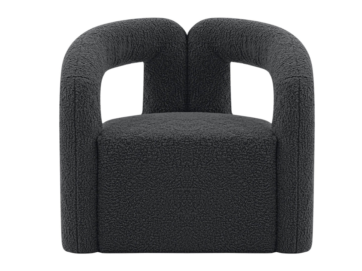 Darian Accent Chair in Black by Manhattan Comfort at Eve Furniture