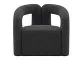 Darian Accent Chair in Black by Manhattan Comfort at Eve Furniture