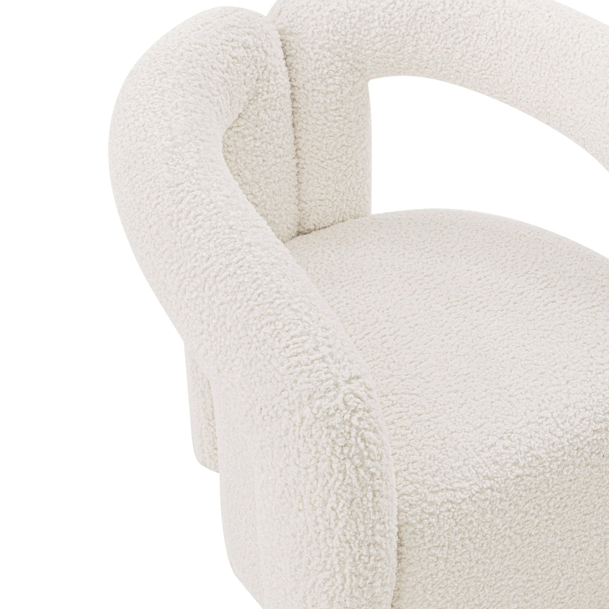 Darian Accent Chair in Cream by Manhattan Comfort at Eve Furniture