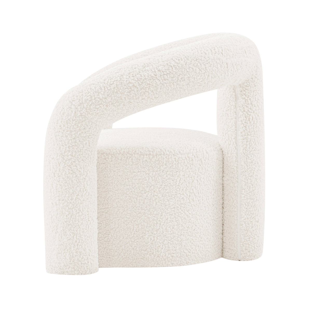 Darian Accent Chair in Cream by Manhattan Comfort at Eve Furniture