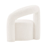 Darian Accent Chair in Cream by Manhattan Comfort at Eve Furniture