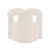 Darian Accent Chair in Cream by Manhattan Comfort at Eve Furniture