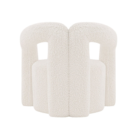 Darian Accent Chair in Cream by Manhattan Comfort at Eve Furniture