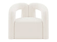 Darian Accent Chair in Cream by Manhattan Comfort at Eve Furniture