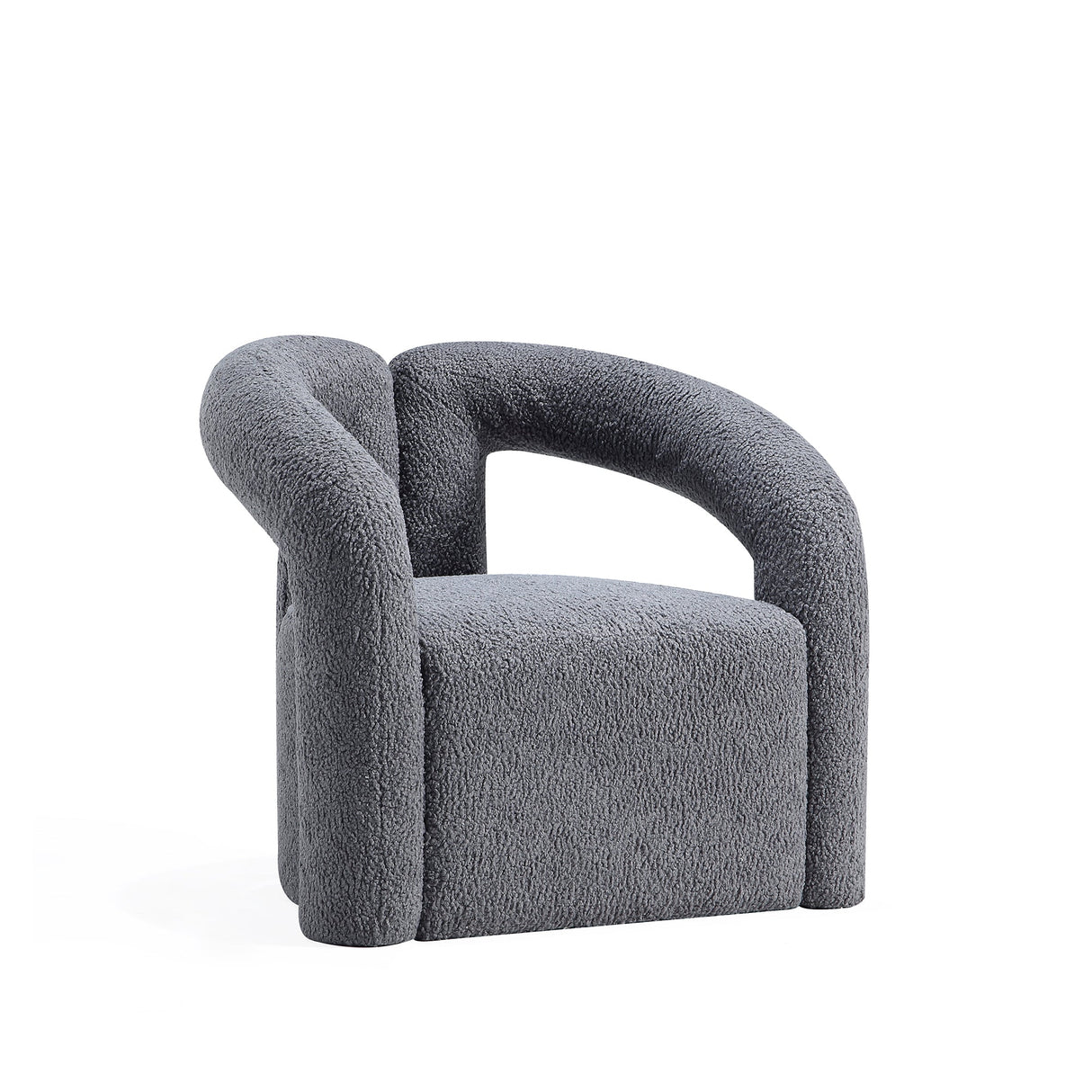 Darian Accent Chair in Grey by Manhattan Comfort at Eve Furniture