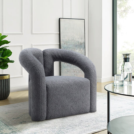 Darian Accent Chair in Grey by Manhattan Comfort at Eve Furniture