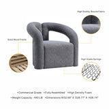 Darian Accent Chair in Grey by Manhattan Comfort at Eve Furniture