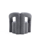 Darian Accent Chair in Grey (set of 2) by Manhattan Comfort at Eve Furniture
