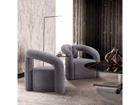 Darian Accent Chair in Grey (set of 2) by Manhattan Comfort at Eve Furniture
