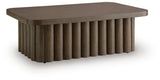 Darimore Burnished Brown Coffee Table by Ashley at Eve Furniture