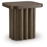 Darimore Burnished Brown Rectangular End Table by Ashley at Eve Furniture