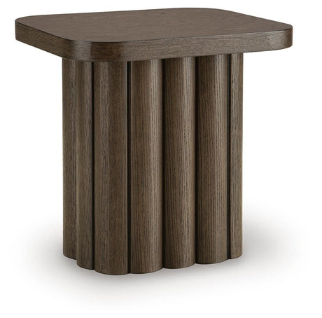 Darimore Burnished Brown Rectangular End Table by Ashley at Eve Furniture