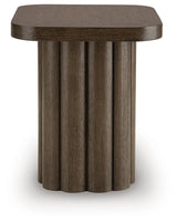Darimore Burnished Brown Rectangular End Table by Ashley at Eve Furniture