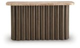 Darimore Burnished Brown Sofa Table by Ashley at Eve Furniture