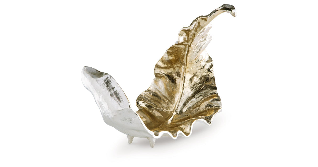 Darinsen Gold/Silver Finish Sculpture by ASHLEY FURNITURE at Eve Furniture