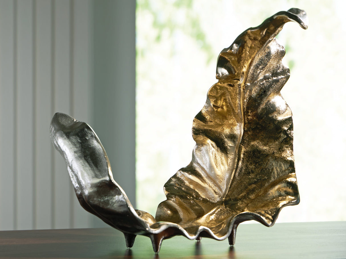 Darinsen Gold/Silver Finish Sculpture by ASHLEY FURNITURE at Eve Furniture