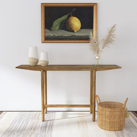 Darius Natural Mango Solid Wood Entryway Console Table by Coaster at Eve Furniture