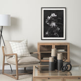 Dark Blossoms by Brian Carson a Hand Embellished Textured Framed Photo Art Print Matted under Glass by Mercana at Eve Furniture