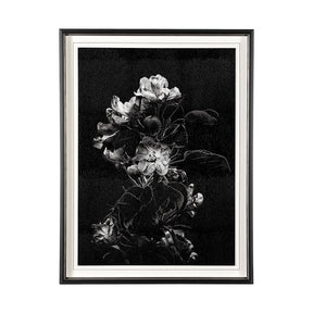 Dark Blossoms by Brian Carson a Hand Embellished Textured Framed Photo Art Print Matted under Glass by Mercana at Eve Furniture