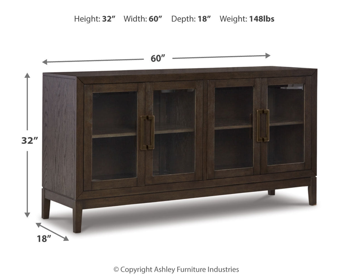 Burkhaus Dark Brown Counter Height Dining Table and 4 Barstools with Server