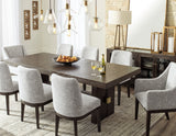 Burkhaus Dark Brown Dining Table and 8 Chairs