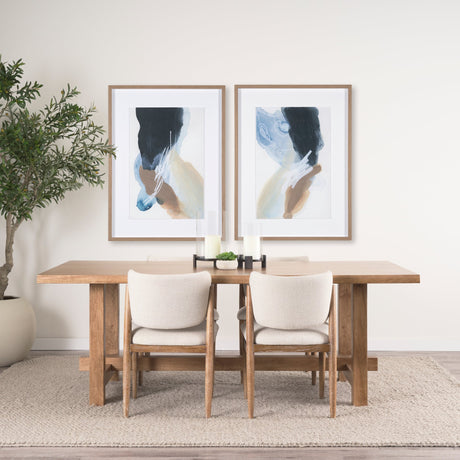 Darkness Leads to Light I by IrHavuka Hand Embellished Textured Framed Art Print Matted under Glass by Mercana at Eve Furniture