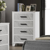 Darlene White 5-Piece Queen Bedroom Set by Furniture of America at Eve Furniture