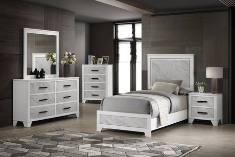 Darlene White Full Bed by Furniture of America at Eve Furniture