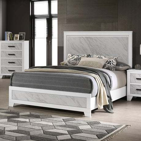 Darlene White Queen Bed by Furniture of America at Eve Furniture