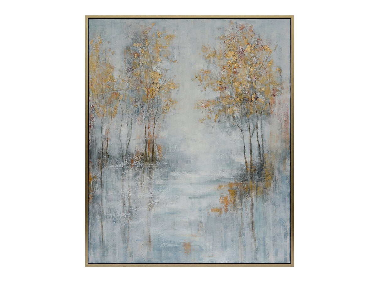 Darlington Blue/Gold Canvas by Crestview at Eve Furniture