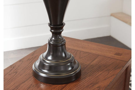 Darlita Bronze Finish Table Lamp by Ashley at Eve Furniture