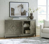 Darlock Warm Gray Accent Cabinet by Ashley at Eve Furniture