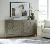 Darlock Warm Gray Accent Cabinet by Ashley at Eve Furniture